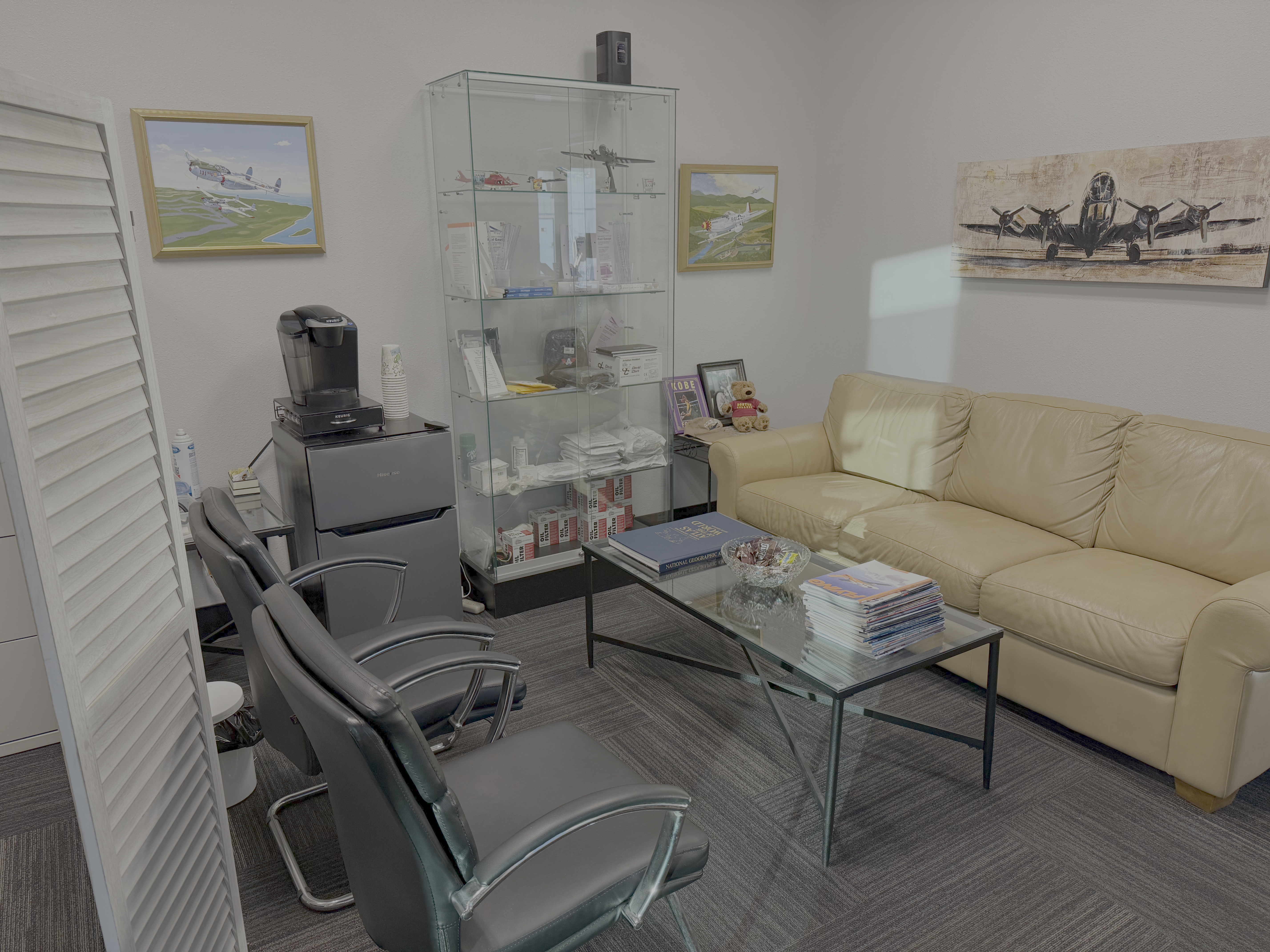 Wings Over LA's office, interior